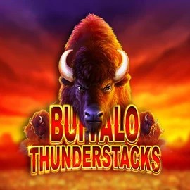 Buffalo Thunderstacks slot logo by Amatic Industries at Winhero Casino